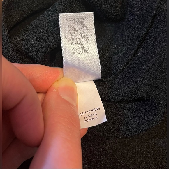 J. Hill Black Side Zip Trousers Size 16 Tall - Picture 10 of 10